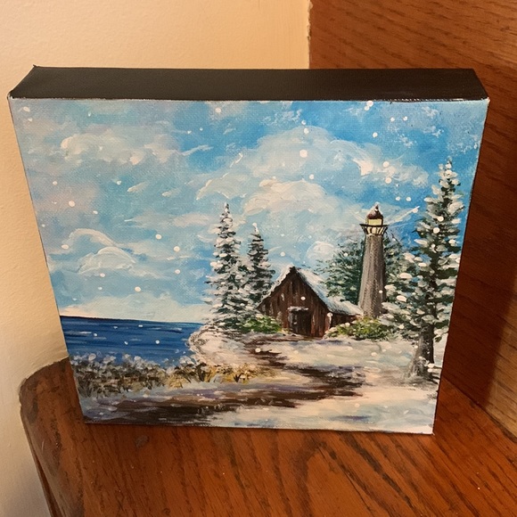 Lighthouse painting standing - Picture 3 of 6